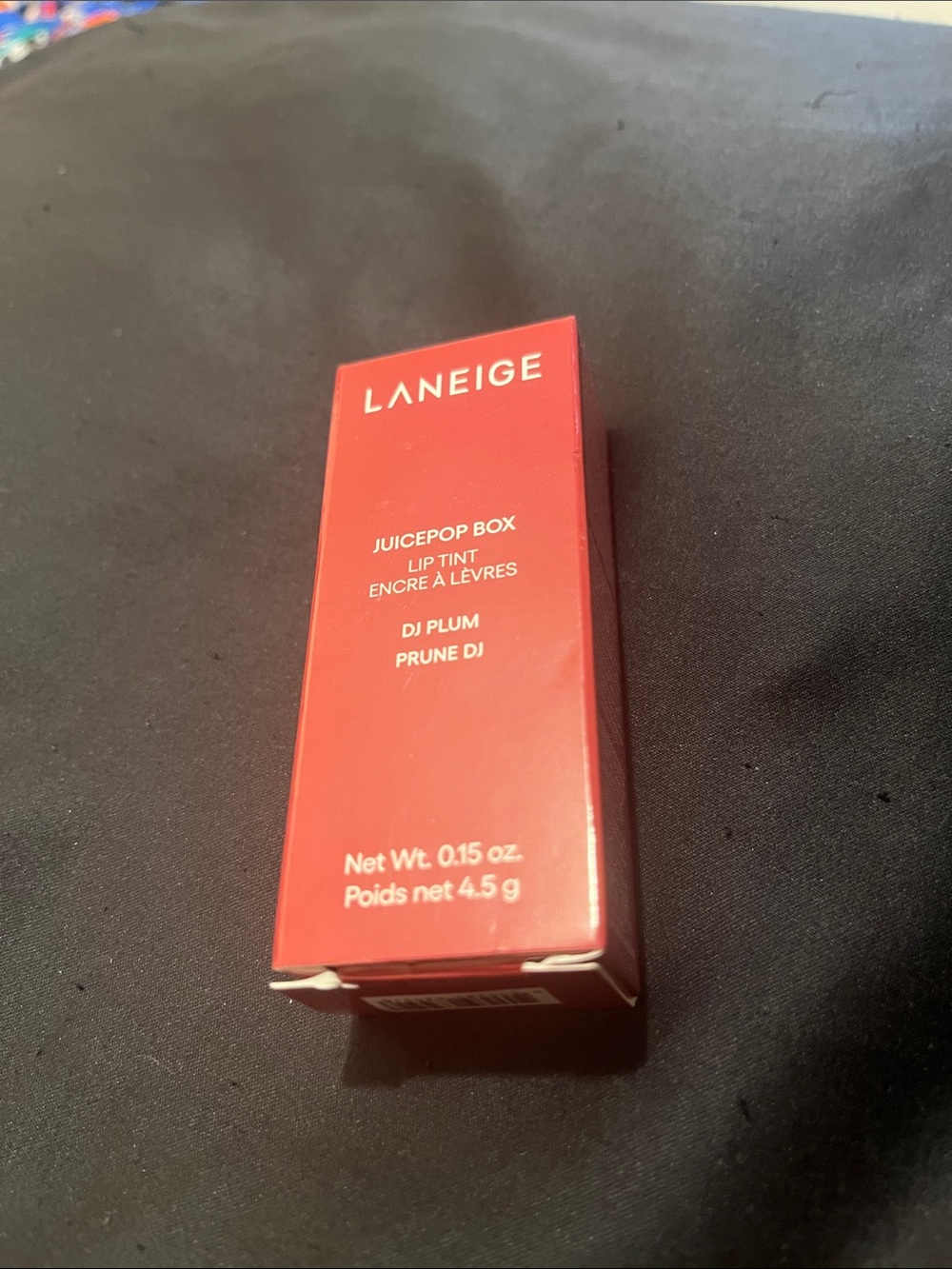 LANEIGE Juicepop Box Lip Tint - DJ Plum (Red-Orange Box)